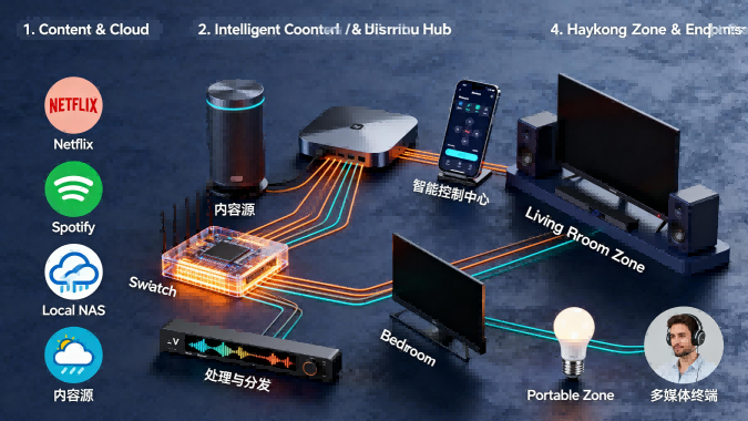智能家居影音系统架构图